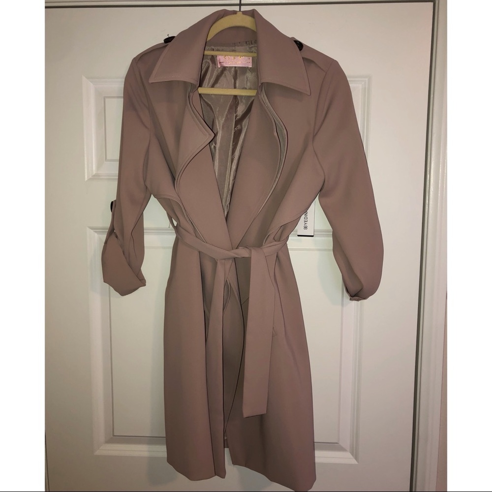 NWT G&P Blush Pink Trench Coat